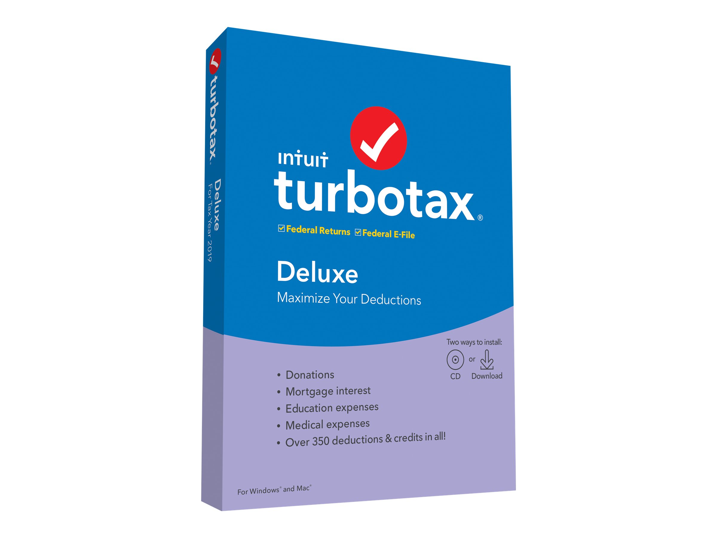 Turbotax Deluxe State 2019 Mac Download brownclever
